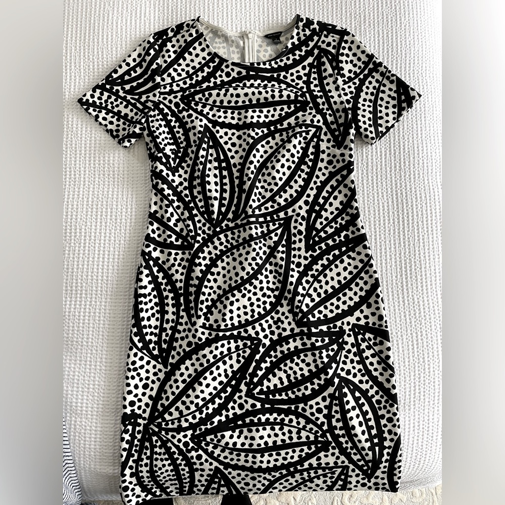 Black and white dress